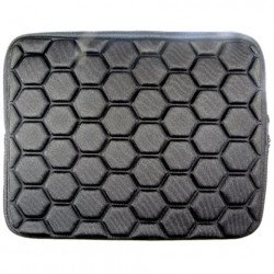 Bubble Design iPad Tablet Sleeve Pouch Bag with Zipper 10" (Black)
