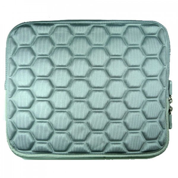 Wholesale Bubble Design iPad Tablet Sleeve Pouch Bag with Zipper 10" (Gray)
