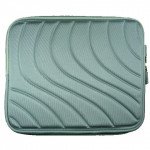 Wholesale Wave Design iPad Tablet Sleeve Pouch Bag with Zipper 10" (Gray)