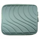 Wholesale Wave Design iPad Tablet Sleeve Pouch Bag with Zipper 10" (Gray)