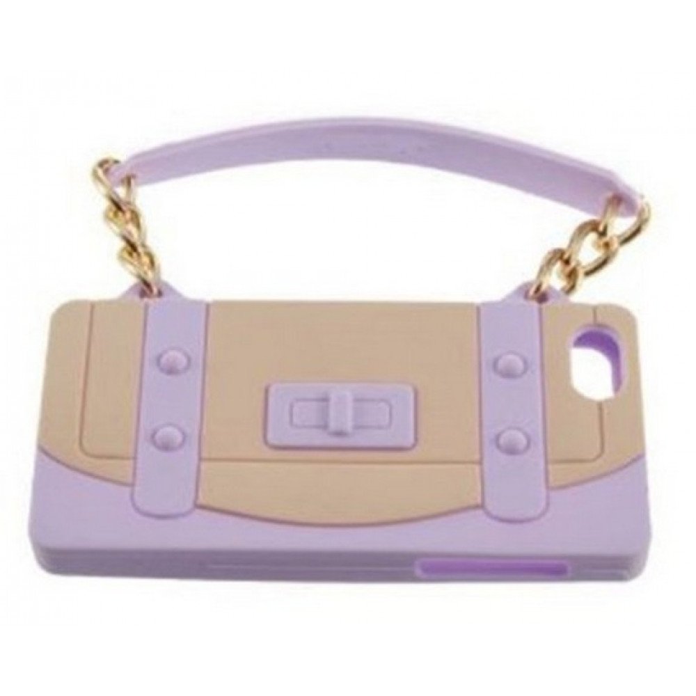 Whole Iphone 5 Fashion Handbag Case Purple