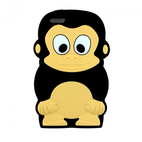 Wholesale Iphone 5c 3d Monkey Case Black