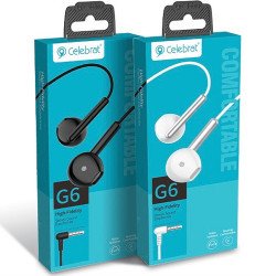 High Fidelity Stereo Sound Earphones with Microphone 3.5mm Aux (Black)