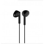Wholesale High Fidelity Stereo Sound Earphones with Microphone 3.5mm Aux (Black)