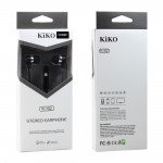 Wholesale KIKO K-103 HiFi Stereo Earphone Headset with Mic (K-102 Black)