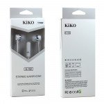 Wholesale KIKO K-102 HD Stereo Earphone Headset with Mic (K-102 White)