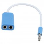 Wholesale Speaker and Headphone Splitter Cable (Blue)