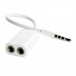 Wholesale Speaker and Headphone Splitter Cable (White)