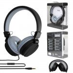 Wholesale Sound Style Stereo Headphone with Mic TV05B (Black)