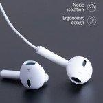 Wholesale Type-C / USB-C HD Music and Voice Earphone Headset for Android Phone with NO 3.5mm port (White)