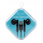 Wholesale Type-C / USB-C HD Music and Voice Earphone Headset for Android Phone with NO 3.5mm port (Black)