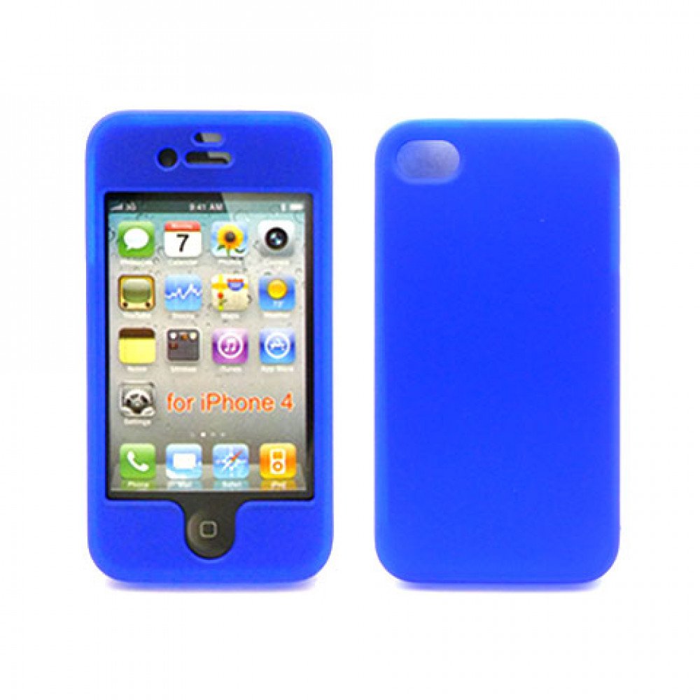 foragte døråbning Klasseværelse Wholesale iPhone 4S Hard Protector Cover (Blue)
