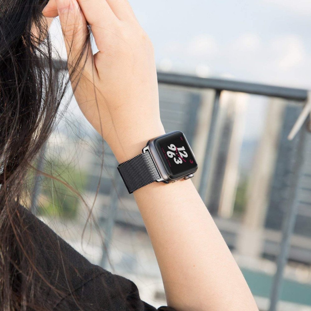 Black Metal Watch Band for Your Apple Watch