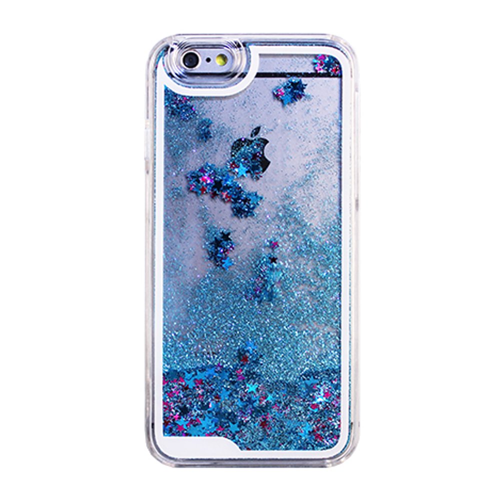 Wholesale Iphone 7 Glitter Shake Star Dust Clear Case Blue Wholesale Iphone 7 Glitter Shake Star Dust Clear Case Blue