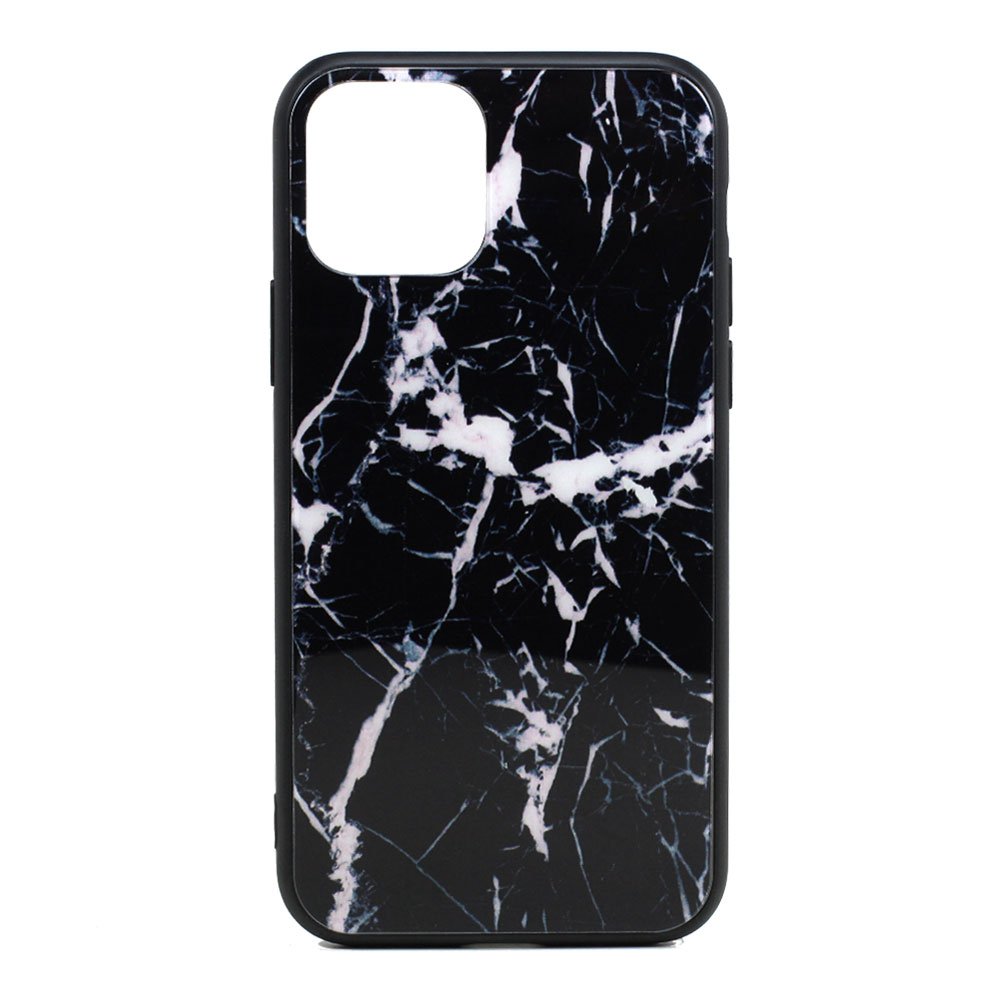Wholesale iPhone 11 Pro Design Tempered Glass Hybrid Case