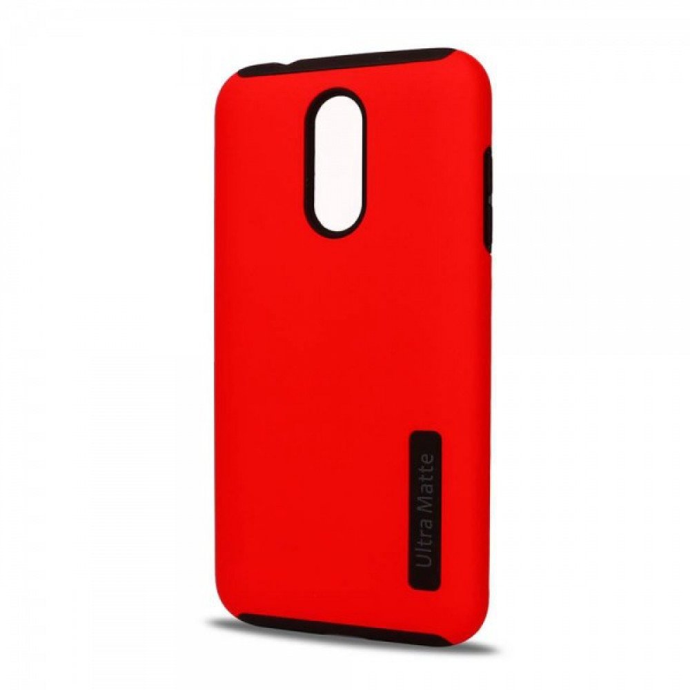 Wholesale LG K40 Plus / Ultra Matte Armor Hybrid Case (Red)