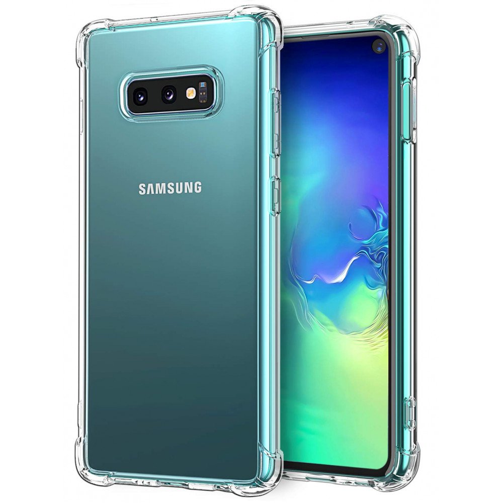 Dqtaoply Custodia Per Samsung Galaxy S10E Ultra Sottile Trasparente Con Supporto Ad Anello Magnetico Girevole A 360°