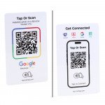 Wholesale Smart NFC Digital Business Card - Contact Sharing - Social Media, Contact, Payment & More with FREE Instant Bio Page (White)