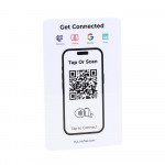 Wholesale Smart NFC Digital Business Card - Contact Sharing - Social Media, Contact, Payment & More with FREE Instant Bio Page (White)