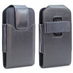 Wholesale Apple iPhone 6 Plus 5.5 Vertical Armor Belt Pouch (Black)