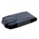 Wholesale Slim TPU Vertical Armor Belt Pouch Large 31 (Black)