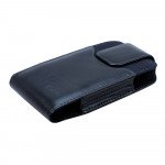 Wholesale Slim TPU Vertical Armor Belt Pouch Large 22 (Black)