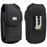 Wholesale Samsung Galaxy S5 Extendable Vertical Vinyl Belt Pouch (Black)