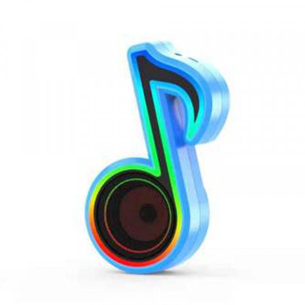 Wholesale RGB Color Light Music Design Style Cool Portable Bluetooth Speaker FTBT06 (Blue)