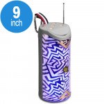 Wholesale Super Cool Changeable LED Light Portble Bluetooth Wireless Speaker with Carry to Go (Zebra Maze)