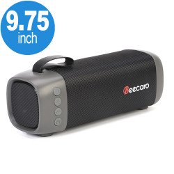 3D Stereo Sound Boom Box Portable Bluetooth Wireless Speaker with Carry Strap (Black)