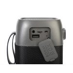 Wholesale 3D Stereo Sound Boom Box Portable Bluetooth Wireless Speaker with Carry Strap (Gray)