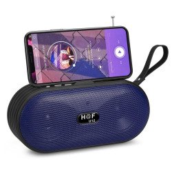 Bass Stereo Portable Bluetooth Wireless Speaker HFU12 (Blue)