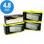 Wholesale AM PM Alarm Clock Display Portable Bluetooth Wireless Speaker (Black)