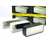 Wholesale AM PM Alarm Clock Display Portable Bluetooth Wireless Speaker (Black)
