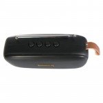 Wholesale Dual Speaker LED Bluetooth Wireless Speaker with FM Radio, Micro SD, Flash Drive Slot, Aux Port (Black)