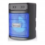Compact Led Light Portable Bluetooth Speaker KMS2181 for Phone, Device, Music, USB (Blue)