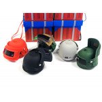 Wholesale Cool Helmet PUBG Design Portable Bluetooth Wireless Speaker with Phone Holder (Red)