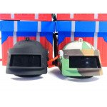 Wholesale Cool Helmet PUBG Design Portable Bluetooth Wireless Speaker with Phone Holder (Red)