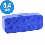 Wholesale Small Music Bluetooth Wireless Speaker with FM Radio, Micro SD, Flash Drive Slot, Built In Mic M4 (Blue)