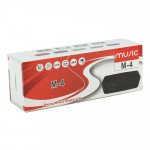 Wholesale Small Music Bluetooth Wireless Speaker with FM Radio, Micro SD, Flash Drive Slot, Built In Mic M4 (Red)