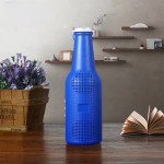 Wholesale Beer Cola Bottle Style Bluetooth Wireless Speaker with FM Radio, Micro SD, Flash Drive Slot, Aux Port, Flash Light (Blue)