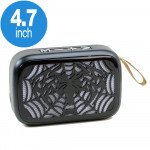 Wholesale Table Pro Shiny Spider Music Design Bluetooth Wireless Speaker with FM Radio, Micro SD, Flash Drive Slot, Built In Mic (Black)