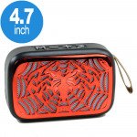 Wholesale Table Pro Shiny Spider Music Design Bluetooth Wireless Speaker with FM Radio, Micro SD, Flash Drive Slot, Built In Mic (Red)