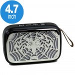 Wholesale Table Pro Shiny Spider Music Design Bluetooth Wireless Speaker with FM Radio, Micro SD, Flash Drive Slot, Built In Mic (Silver)