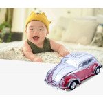 Wholesale Crystal Clear Beetle Style Design Taxi Car Portable Bluetooth Speaker WS1937 for Phone, Device, Music, USB (Yellow)