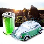 Wholesale Crystal Clear Beetle Style Design Taxi Car Portable Bluetooth Speaker WS1937 for Phone, Device, Music, USB (Yellow)