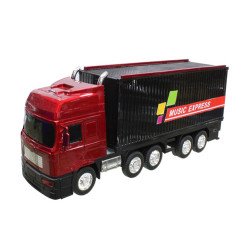 Music Express Semitrailer Truck Portable Bluetooth Speaker WS528 for Phone, Device, Music, USB (Black)