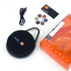 Carry To Go Portable Bluetooth Speaker with Handlebar Mount WIND2 for Universal Cell Phone And Bluetooth Device (Black)