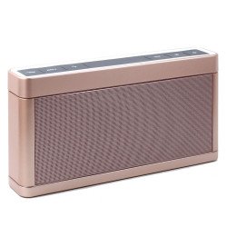 Heavy Duty Portable Wireless Bluetooth Speaker 168 (Rose Gold)