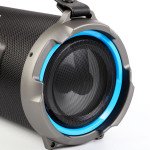 Wholesale Loud Bass Shock Sub-woofer LED Portable Wireless Bluetooth Speaker K1202 (Black)